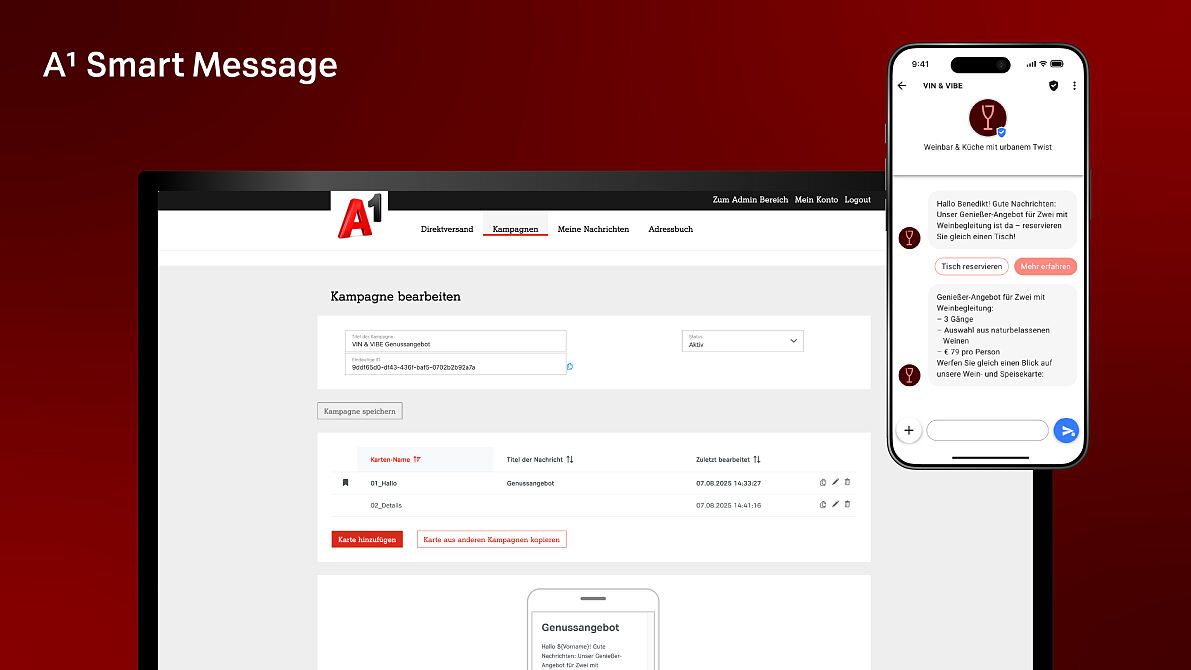 A1 Smart Message Portal