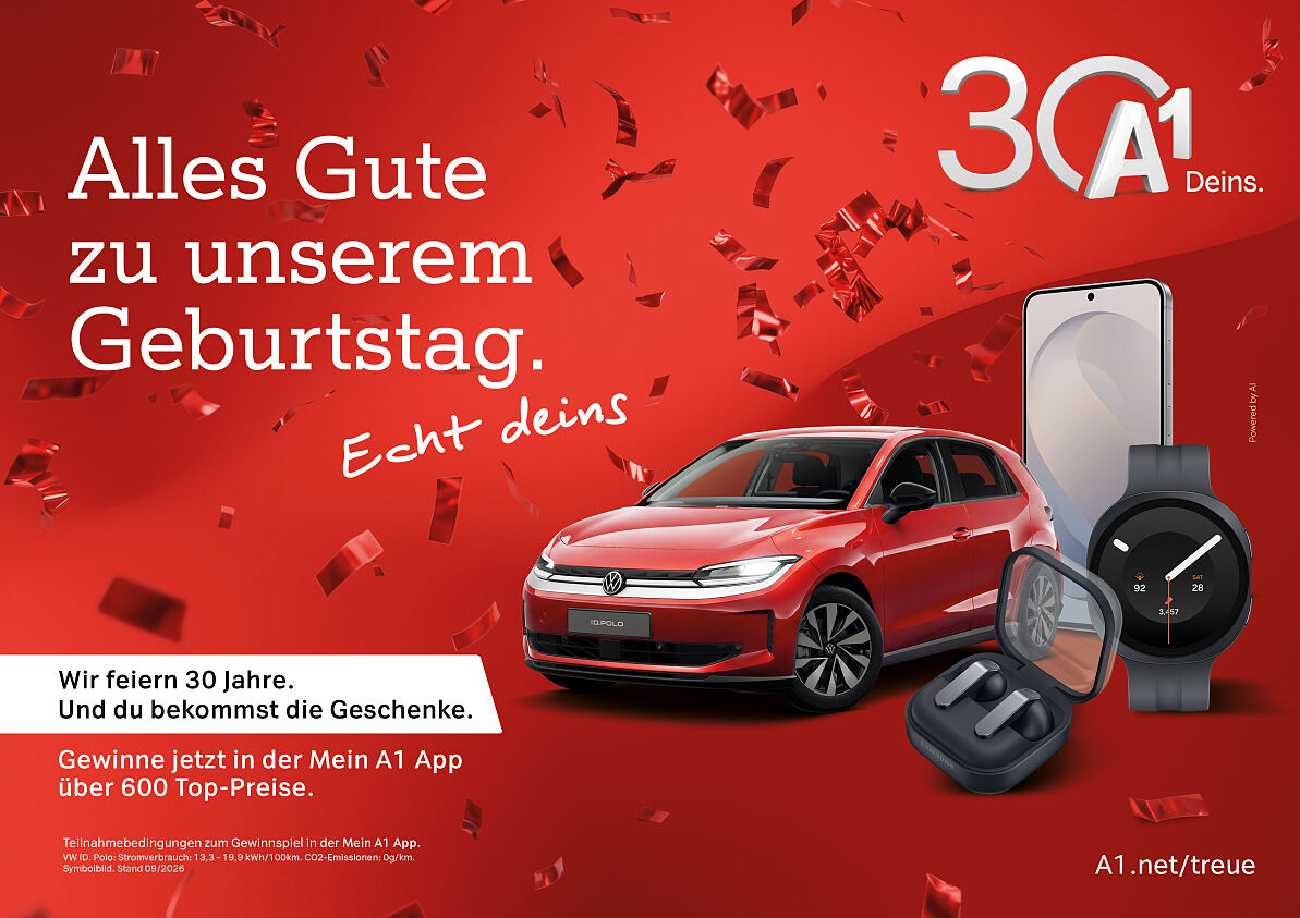 Sujet aus der 30 Jahre Kampagne