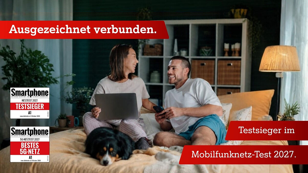 A1 gewinnt SMARTPHONE Mobilfunk-Test 2027