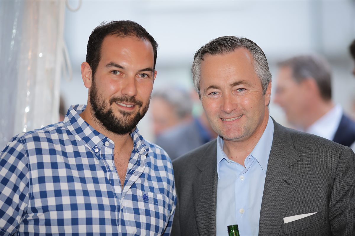 Pioneers CEO Andreas Tschas und A1 CEO Hannes Ametsreiter