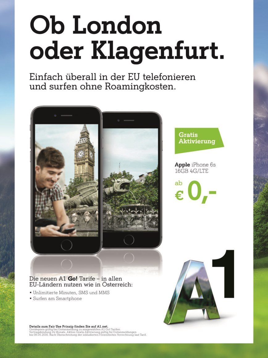 Ob London oder Klagenfurt. (A1D.N.S.)