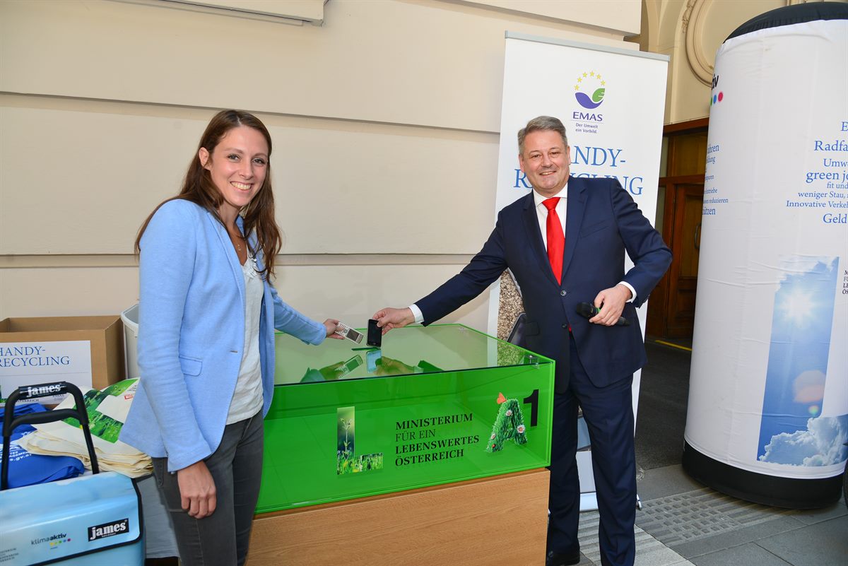 A1 startet Business-Handyrecycling mit dem Ministerium für ein lebenswertes Österreich