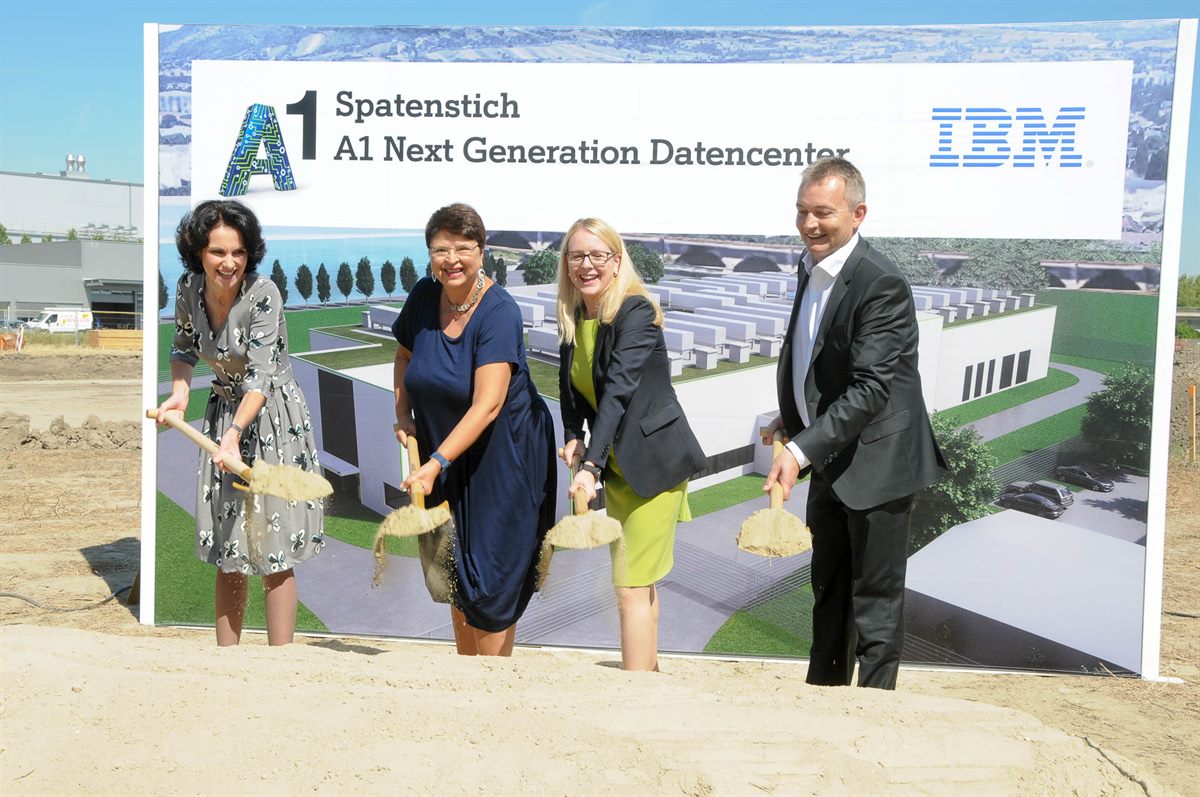 Spatenstich A1 Next Generation Datacenter