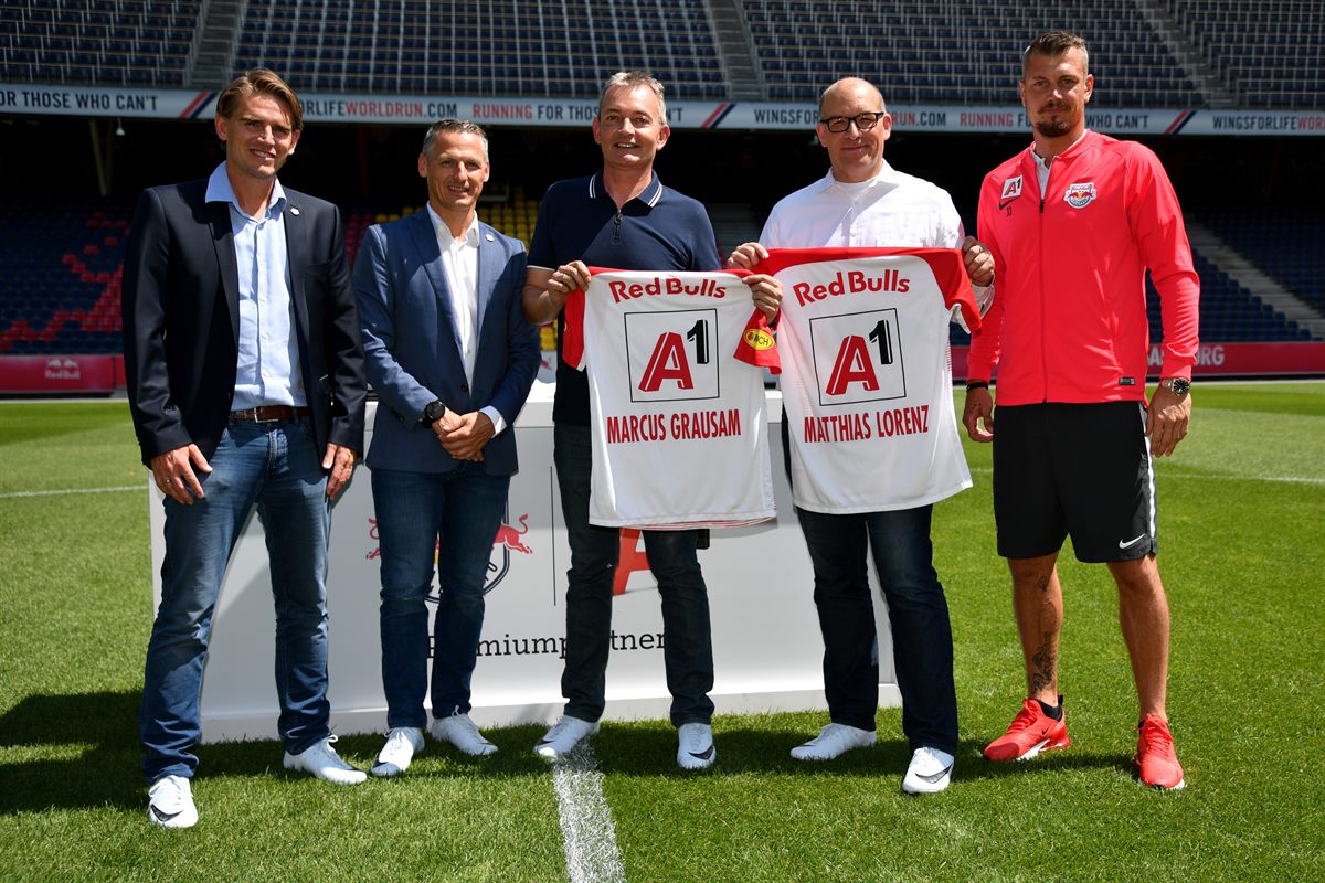A1 und Red Bull Salzburg gehen in die Verlängerung: Kooperationsvertrag für weitere vier Jahre abgeschlossen