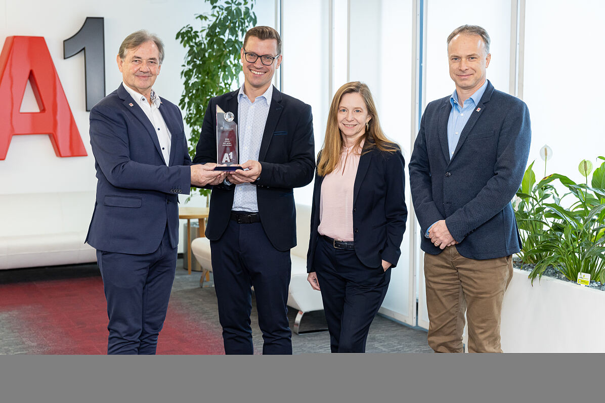 A1 mit dem Award „25 Jahre Quality Austria zertifiziert“ ausgezeichnet