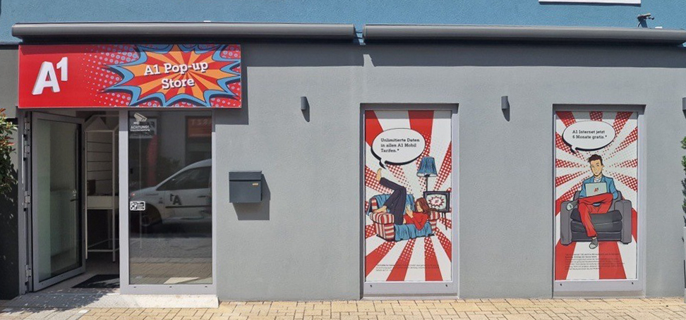 A1 Pop Up Store Mistelbach