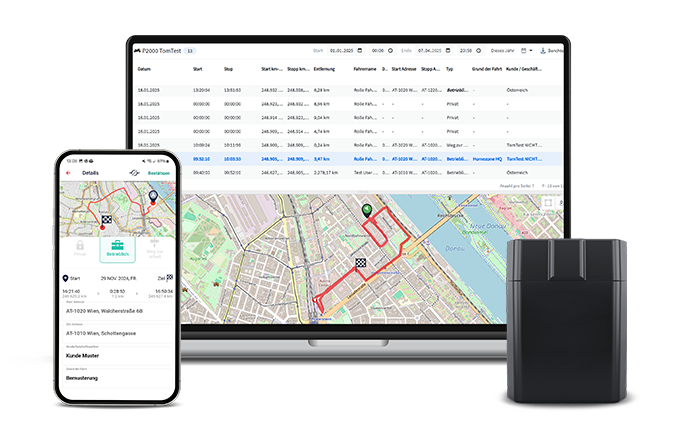 A1 Digitales-Fahrtenbuch App
